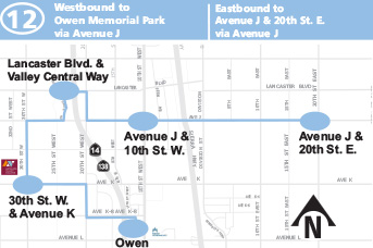 Route 12 Map