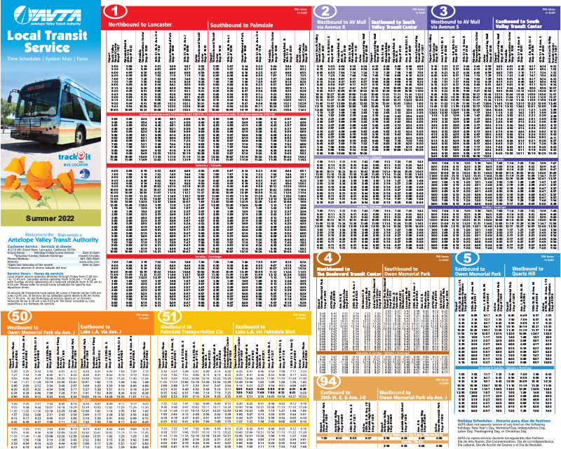 Local Transit Schedule