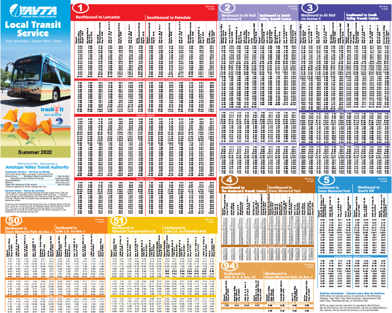 Local Transit Map & Schedule