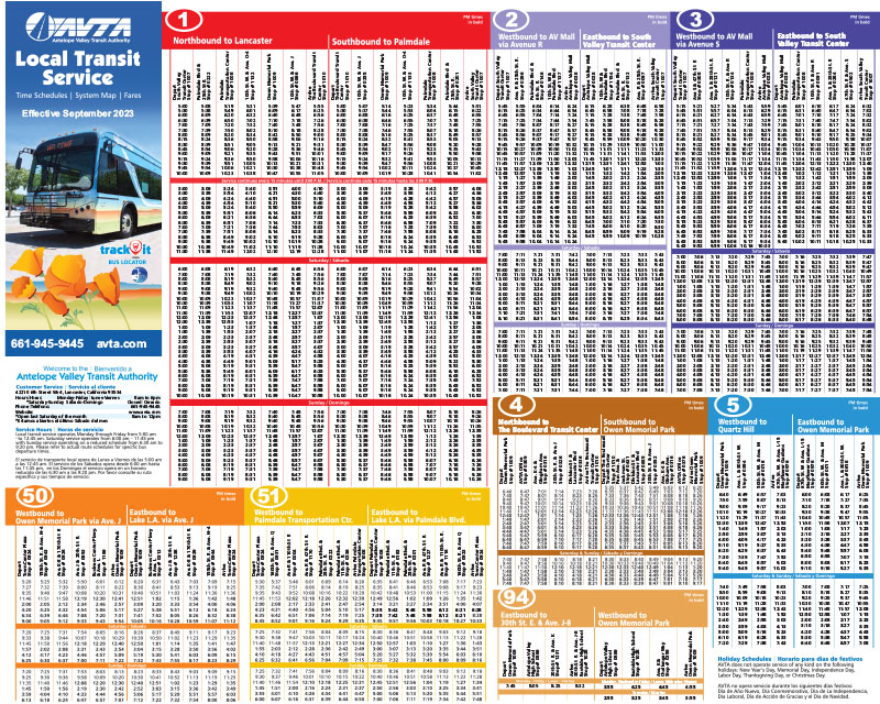 Local Transit Schedule