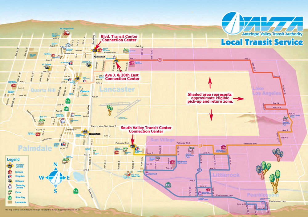 Microtransit Service Area