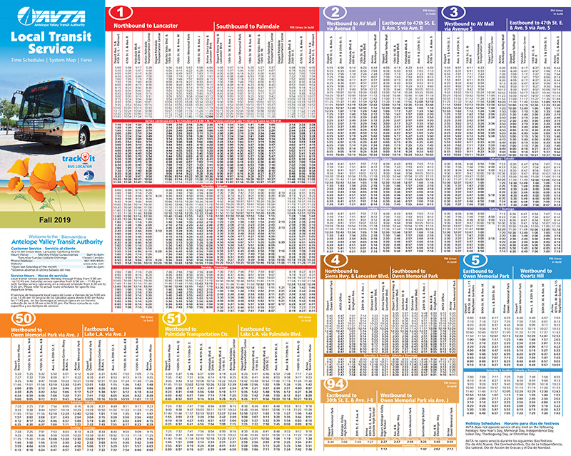 Local Transit Map & Schedule