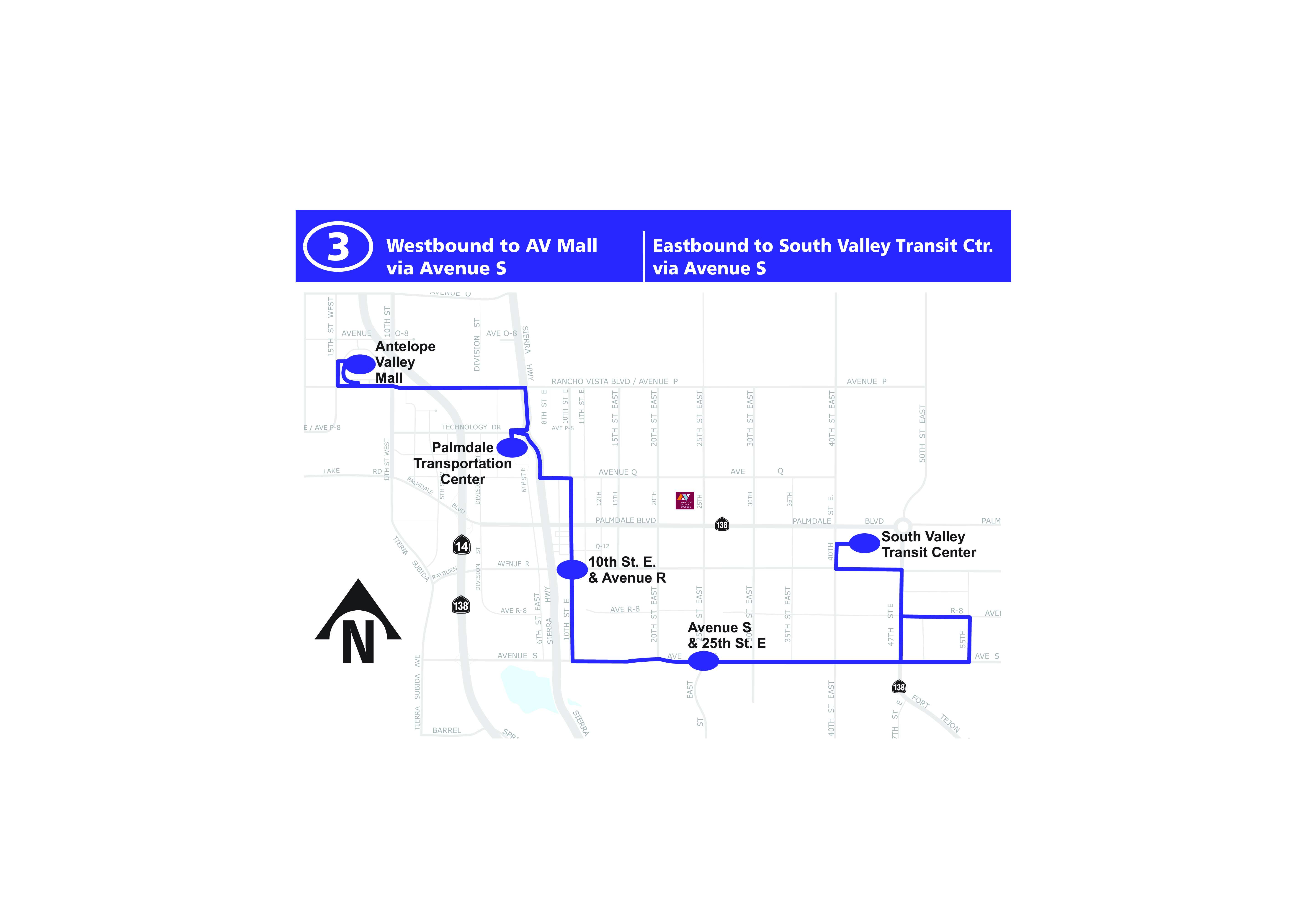 Route 3 Map