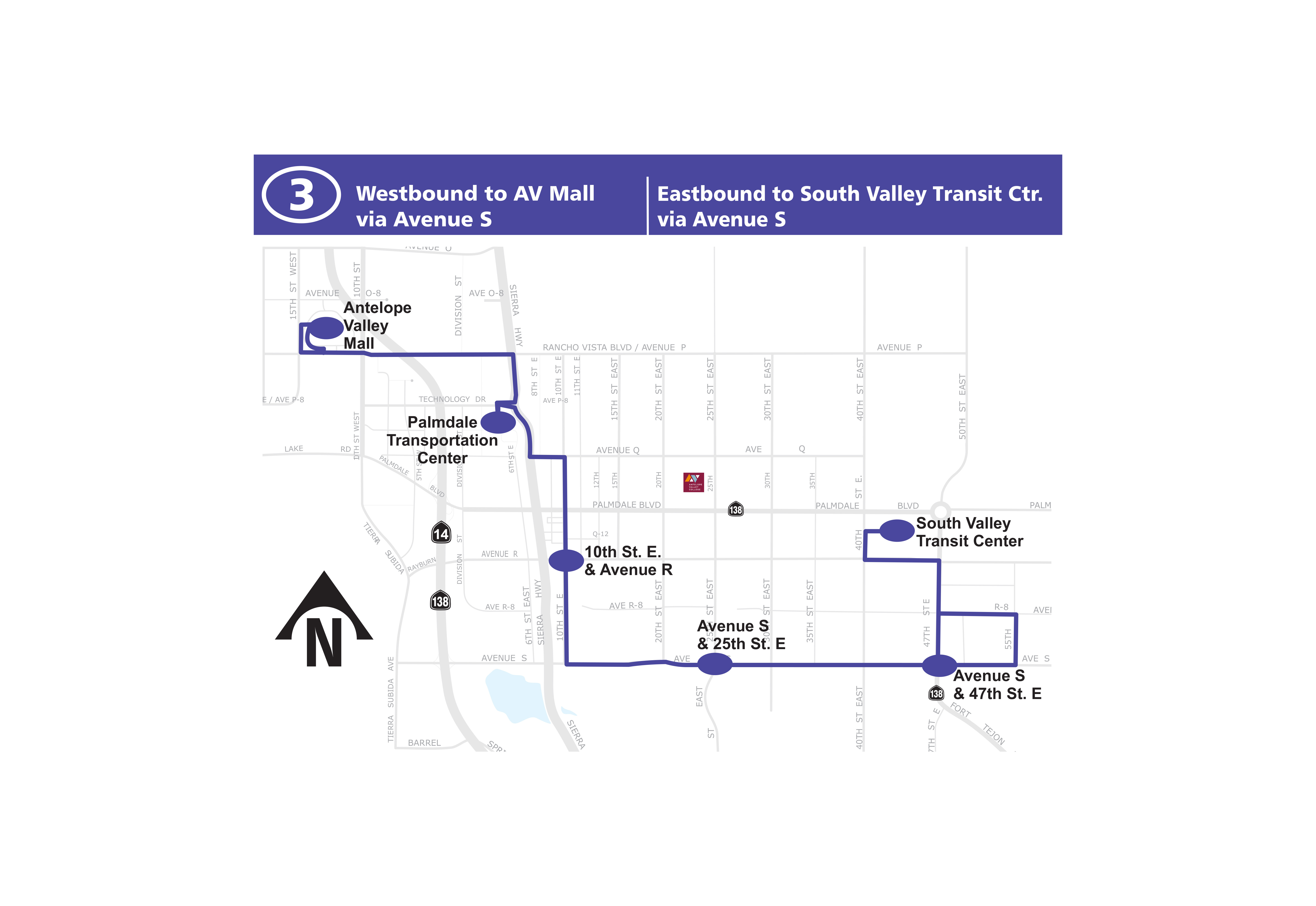 Route 3 Map