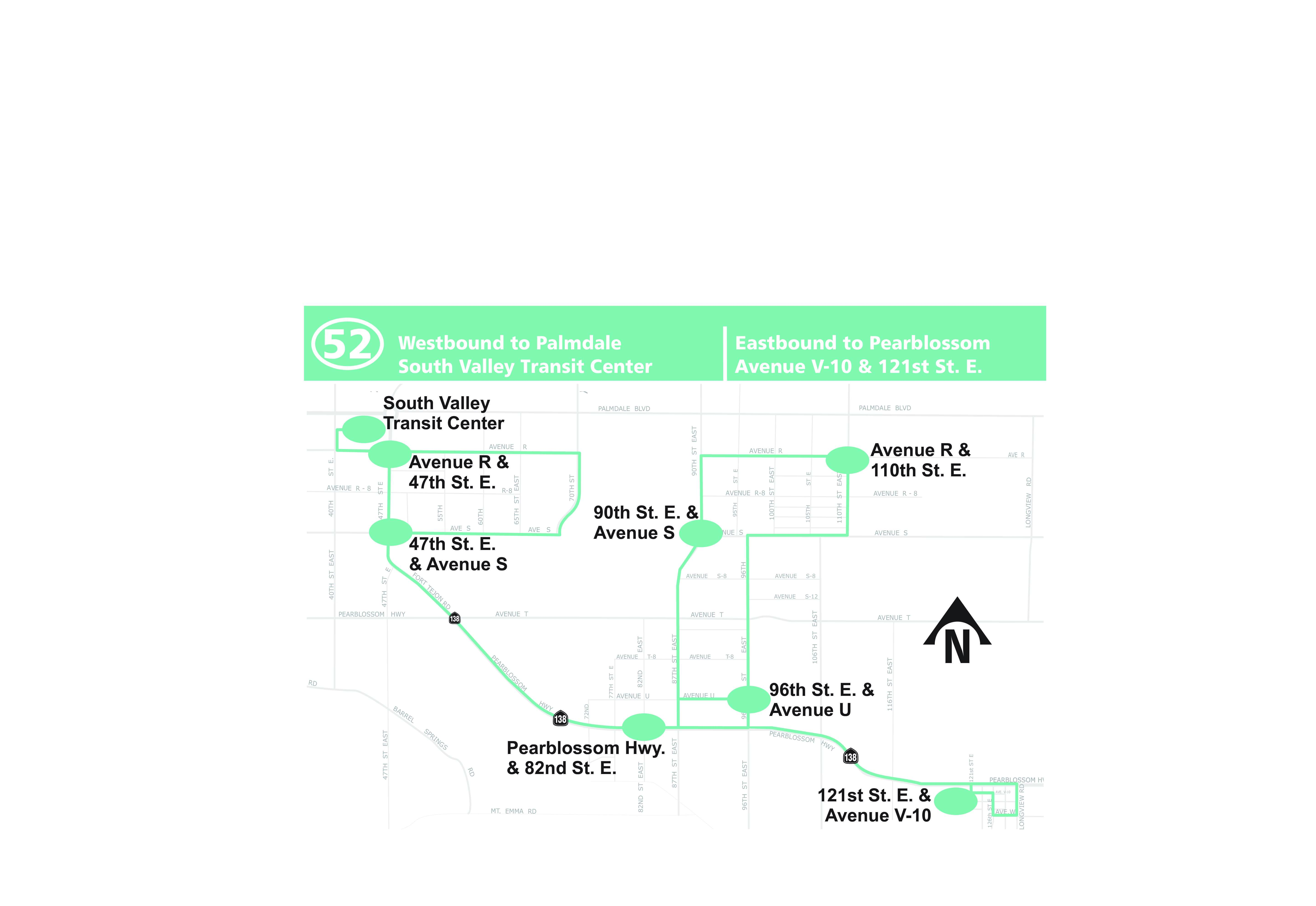 Route 52 Map