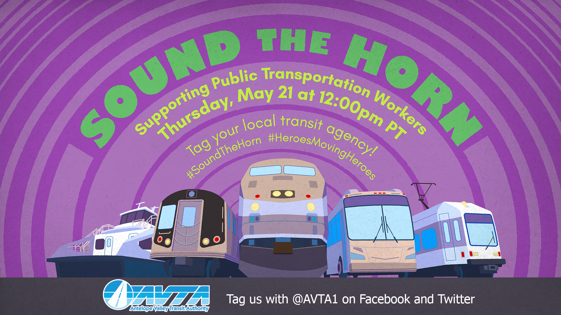 Sound The Horn event graphic