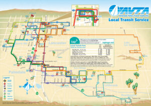 Avta Bus System Map | Antelope Valley Transit Authority
