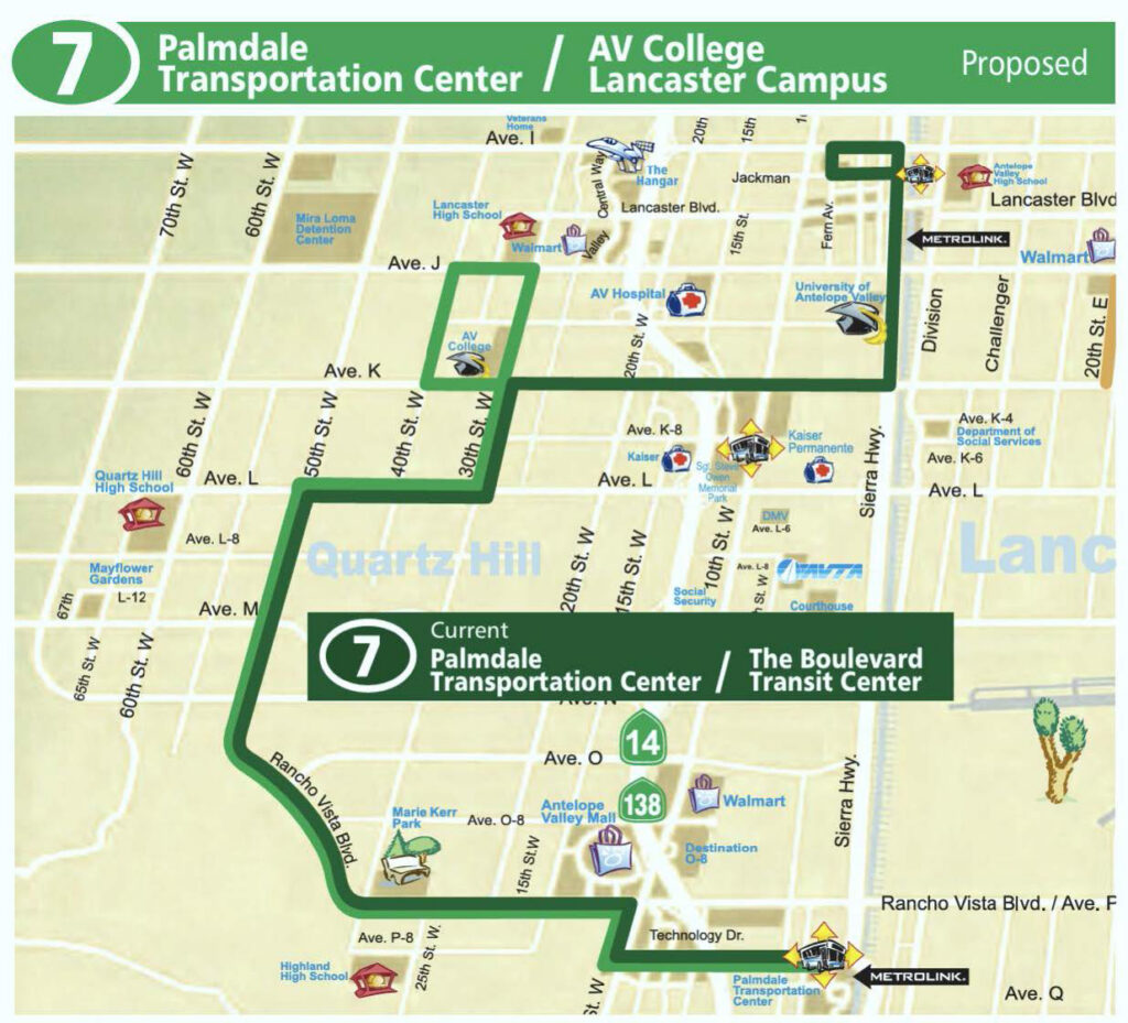 Route 7 - Proposed Service Changes